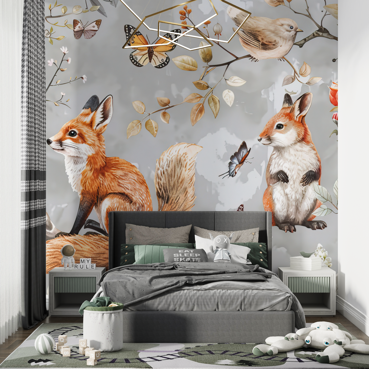 Kinderzimmer-Tapetenrolle | Wandtapeten