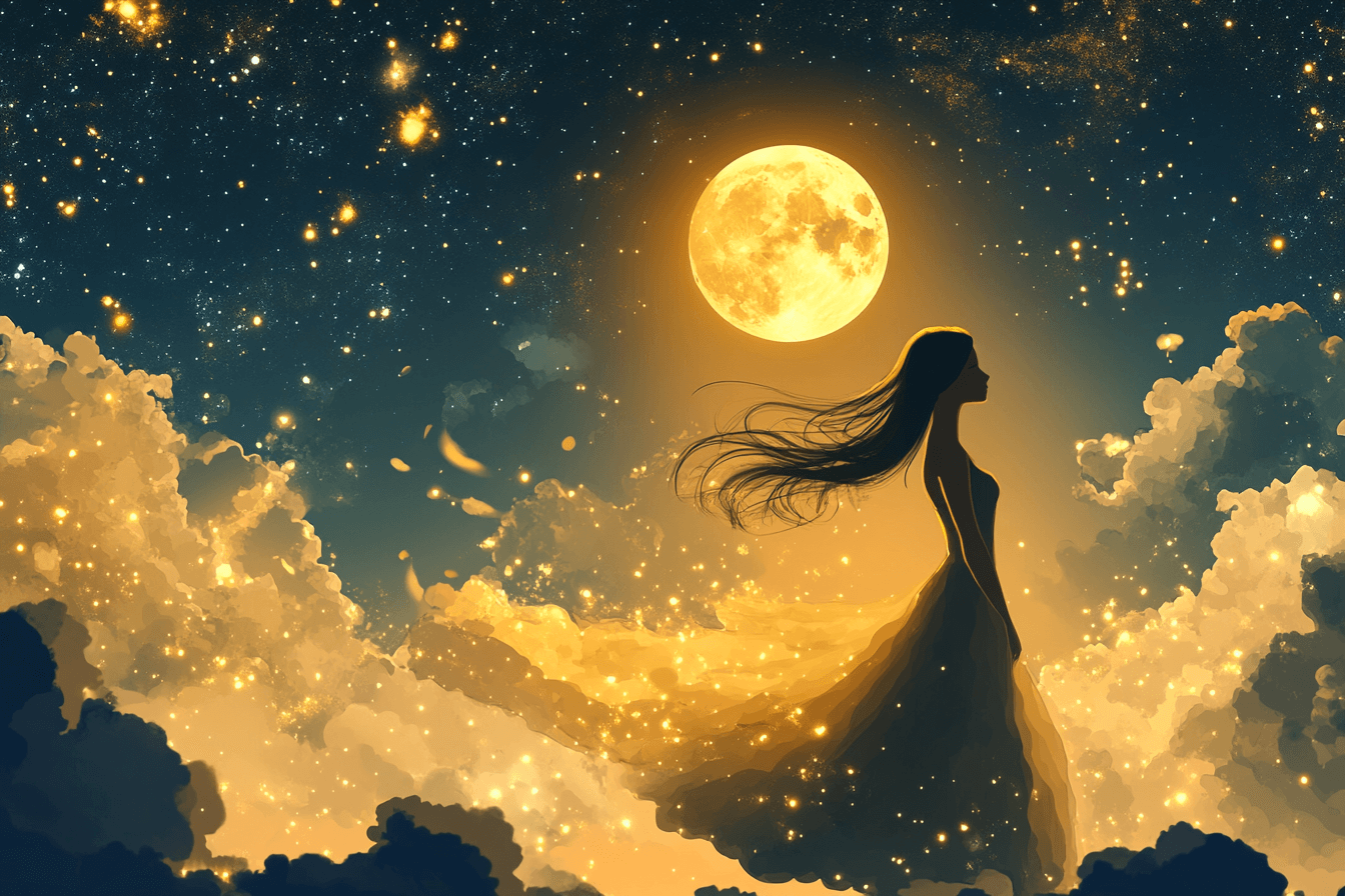 Princess Under the Stars Wallpaper | Murals Wallpaper