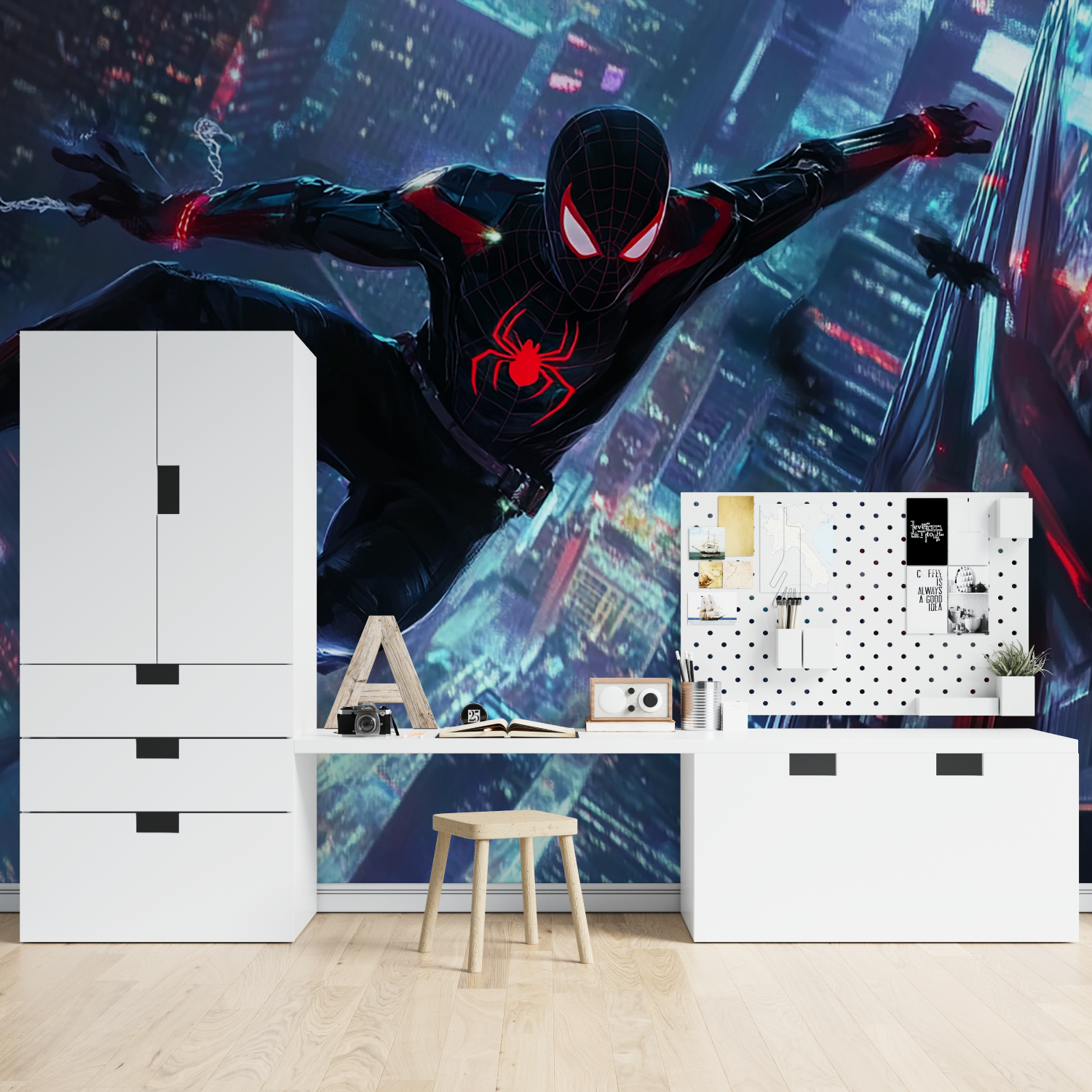 Spider-Man Cyberpunk Wallpaper | Murals Wallpaper