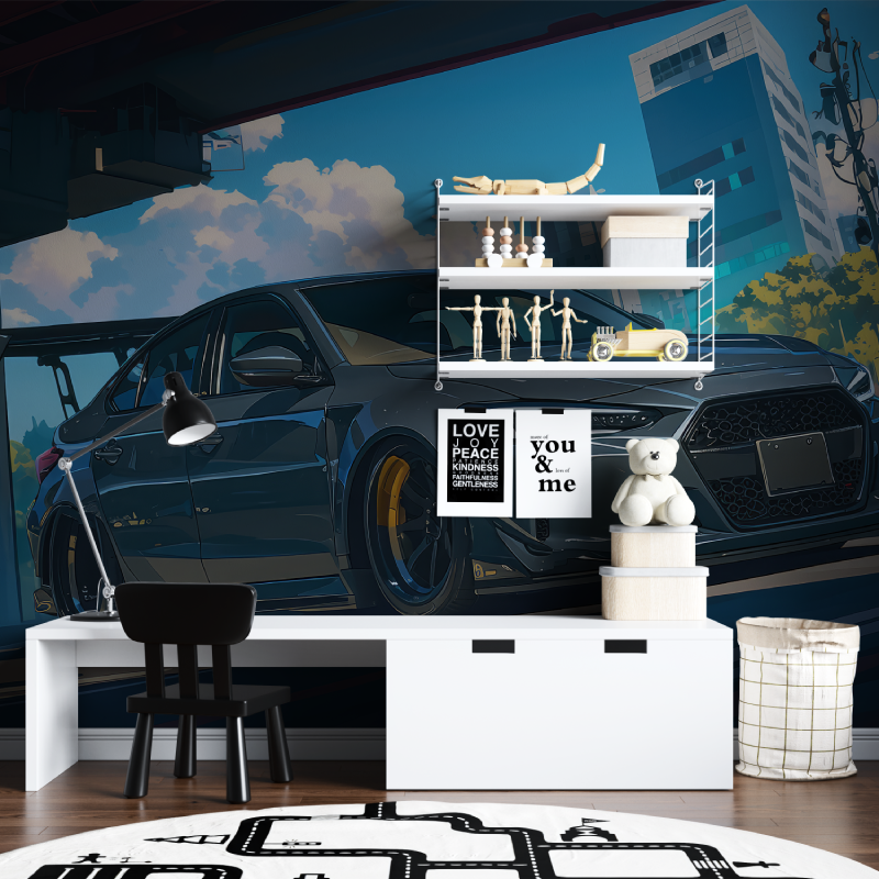 Anime Car Wallpaper | Murals Wallpaper