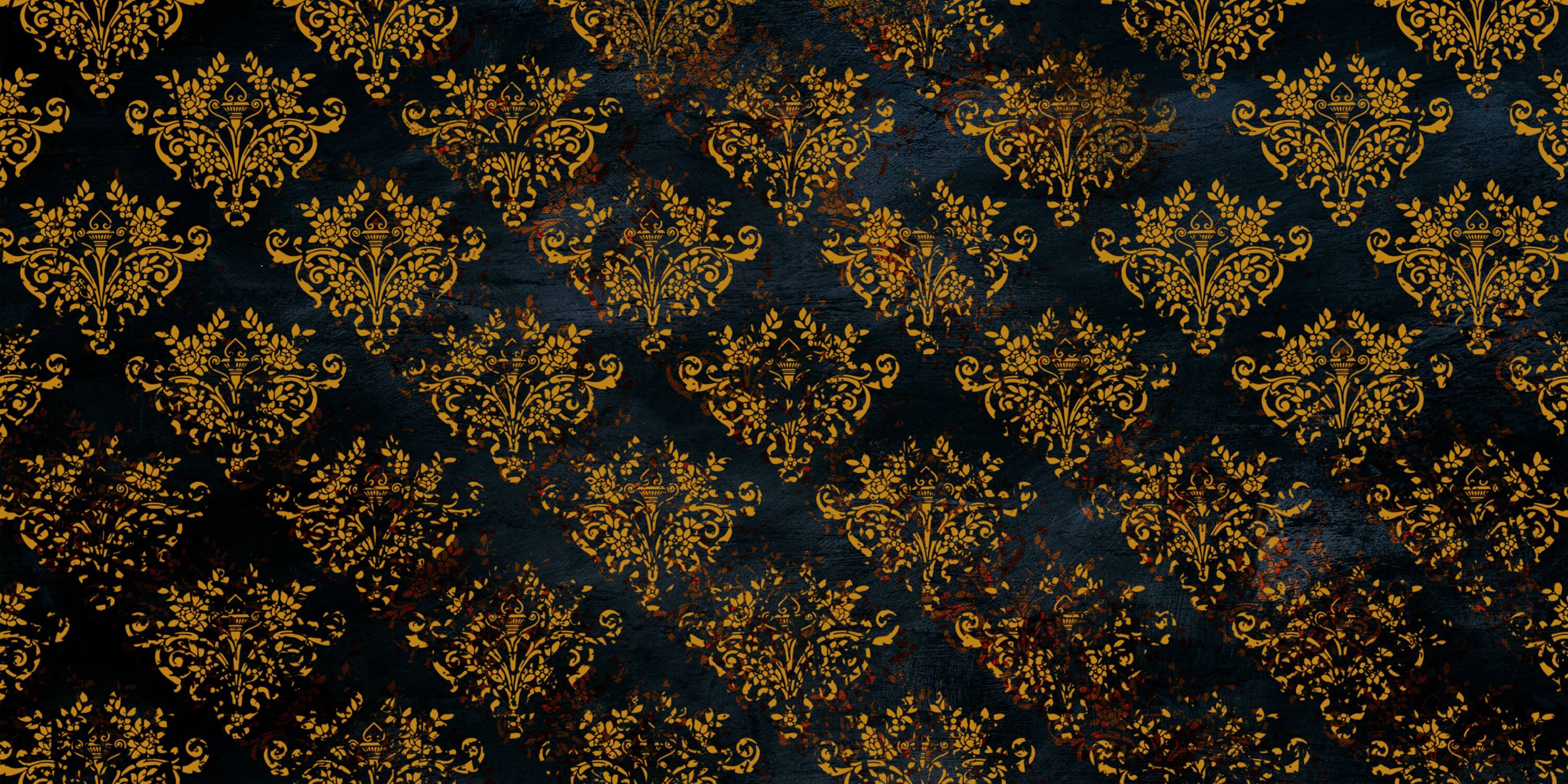 Baroque Black and Gold Wallpaper.jpeg | Murals Wallpaper