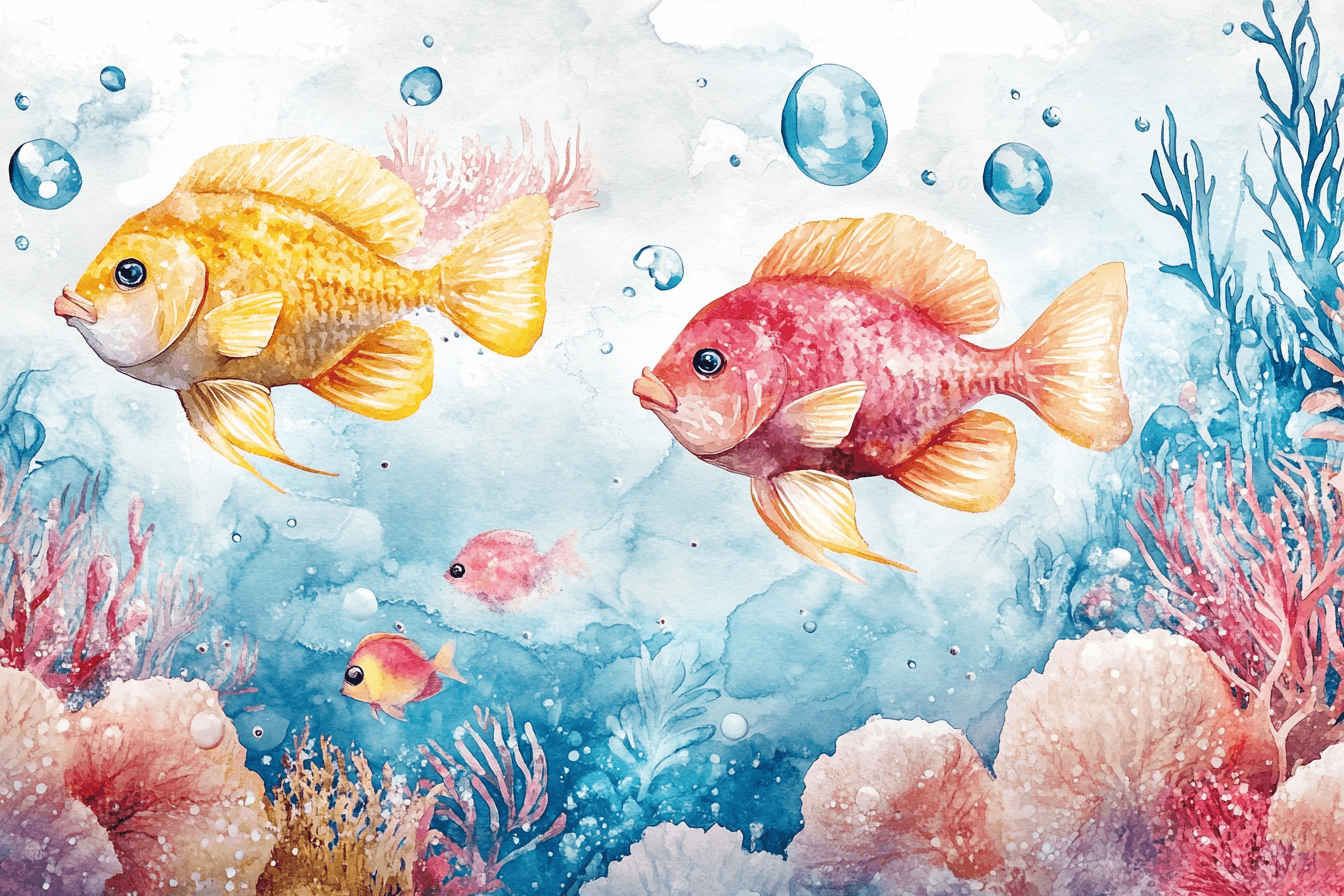 Marine Wallpaper Fish Mural | Murals Wallpaper