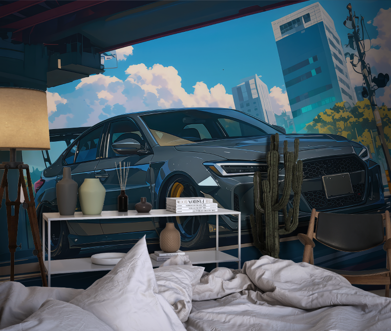 Anime Car Wallpaper | Murals Wallpaper