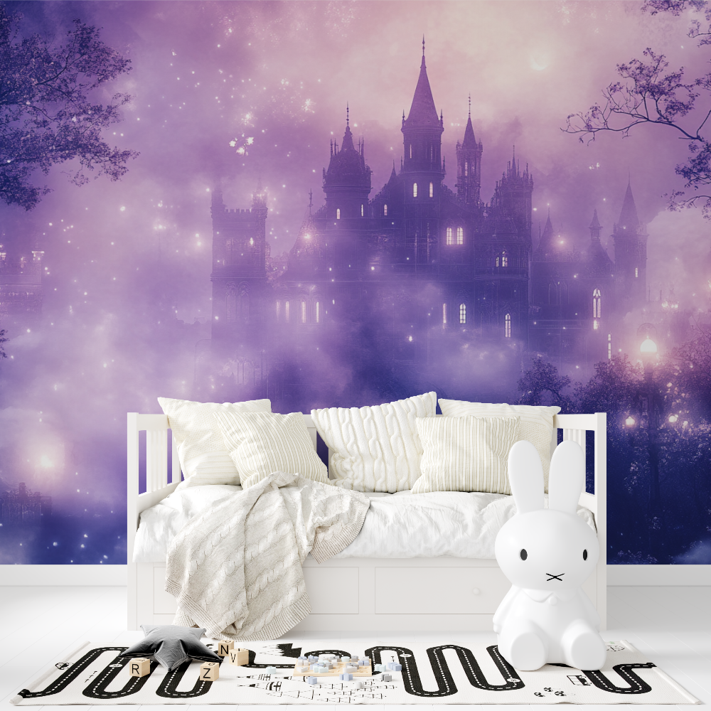 Purple Castle Wallpaper | Murals Wallpaper