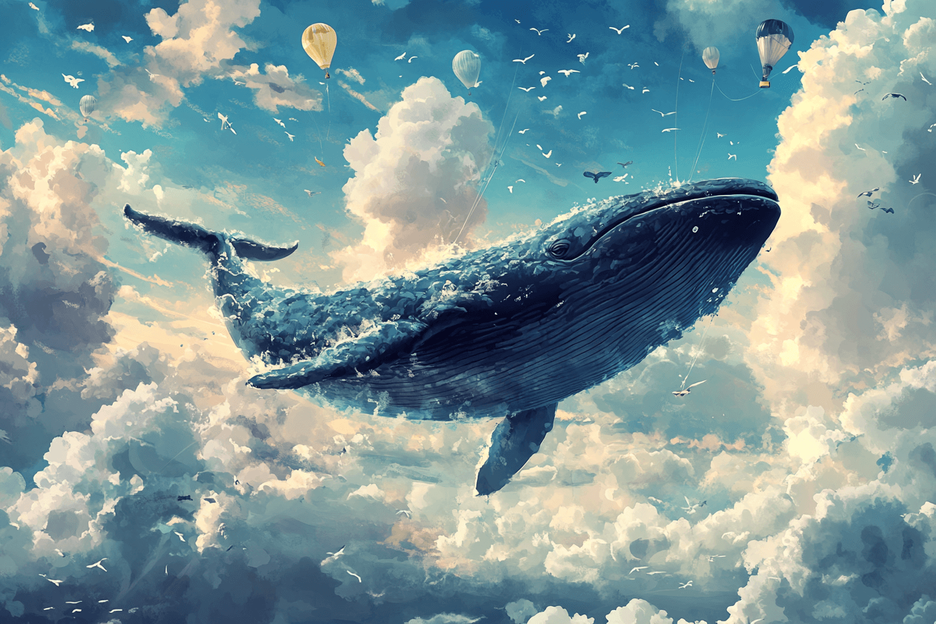 Dreamy Whale Marine Wallpaper | Murals Wallpaper