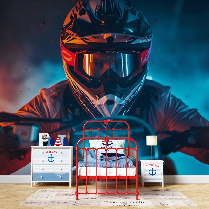 LED Motocross Wallpaper | Murals Wallpaper