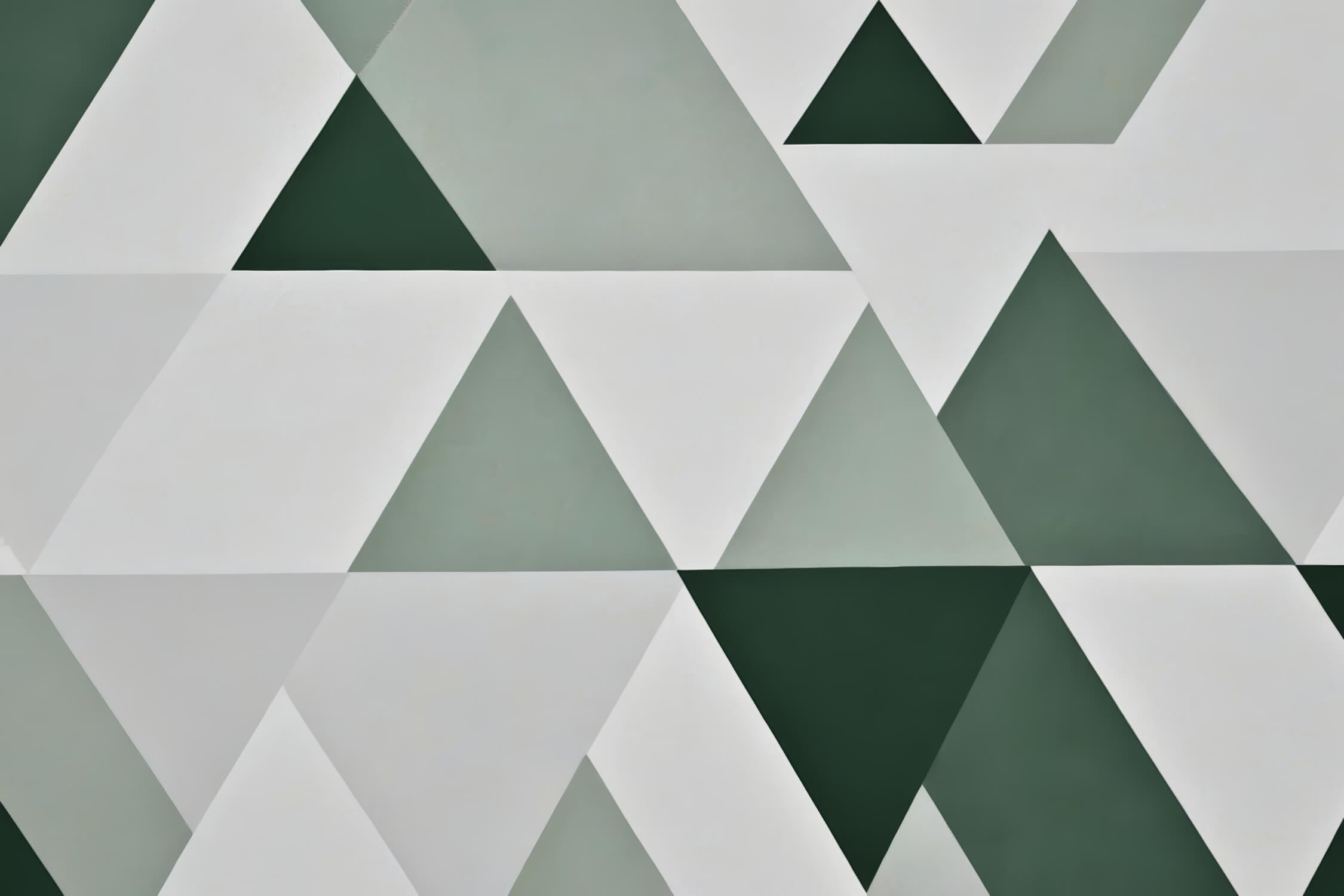 Geometric Pattern Green Wallpaper | Murals Wallpaper