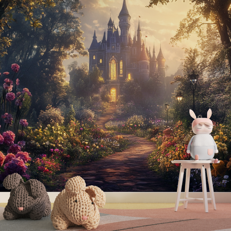 Princess Dream Garden Wallpaper | Murals Wallpaper