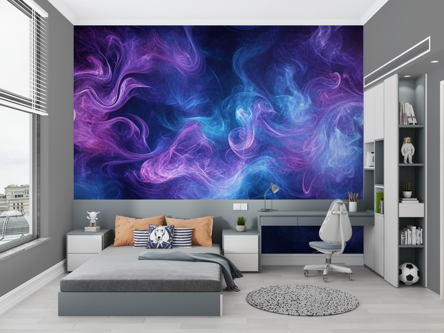 Mysteriöse Rauchtapete | Wandbildtapete