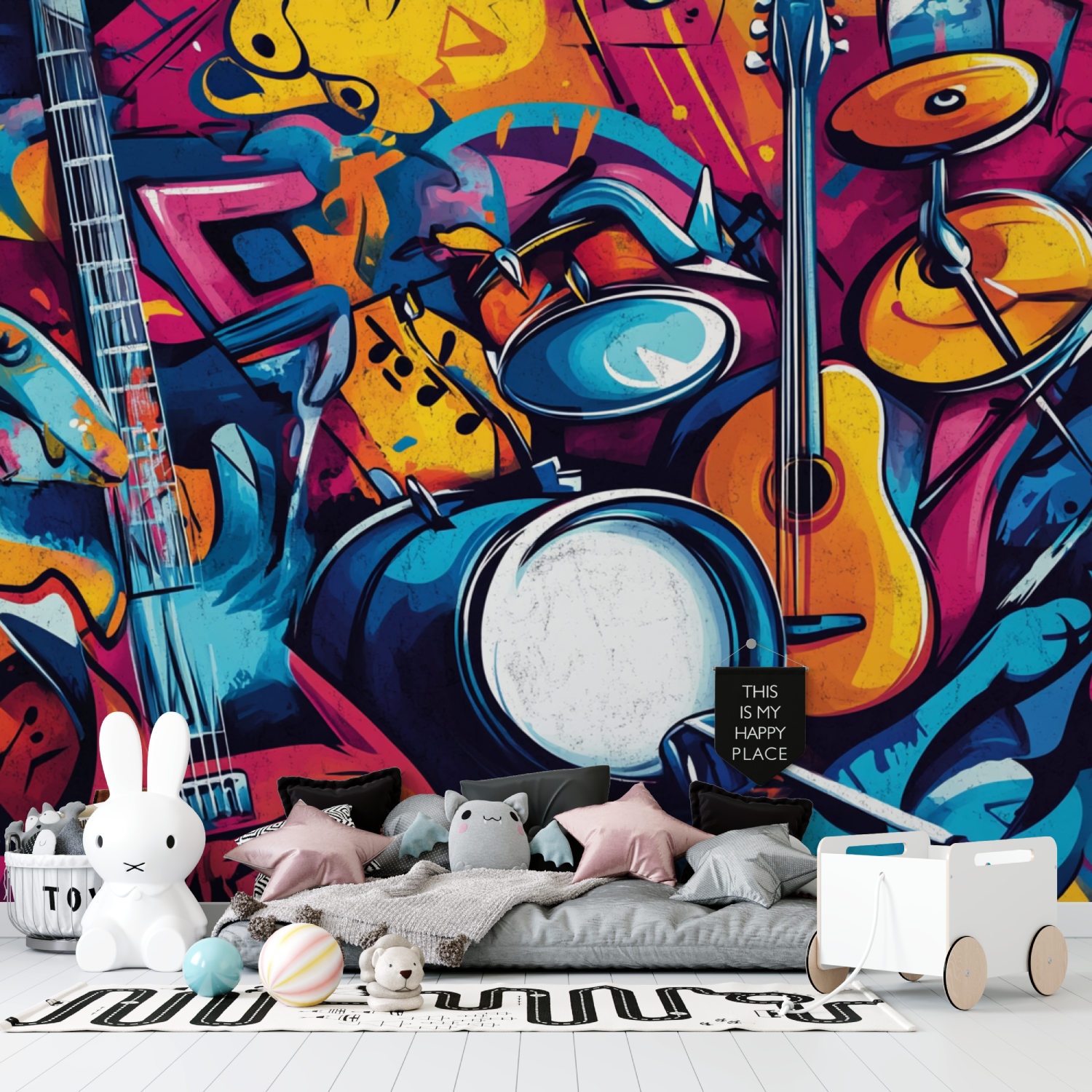 Musik-Wandbild-Tapete | Wandbild-Tapete