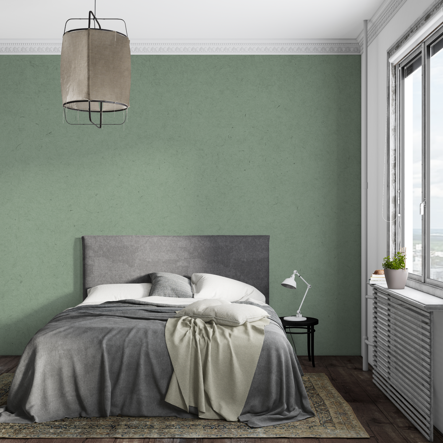 Grüne Tapete | Wandbilder Tapete