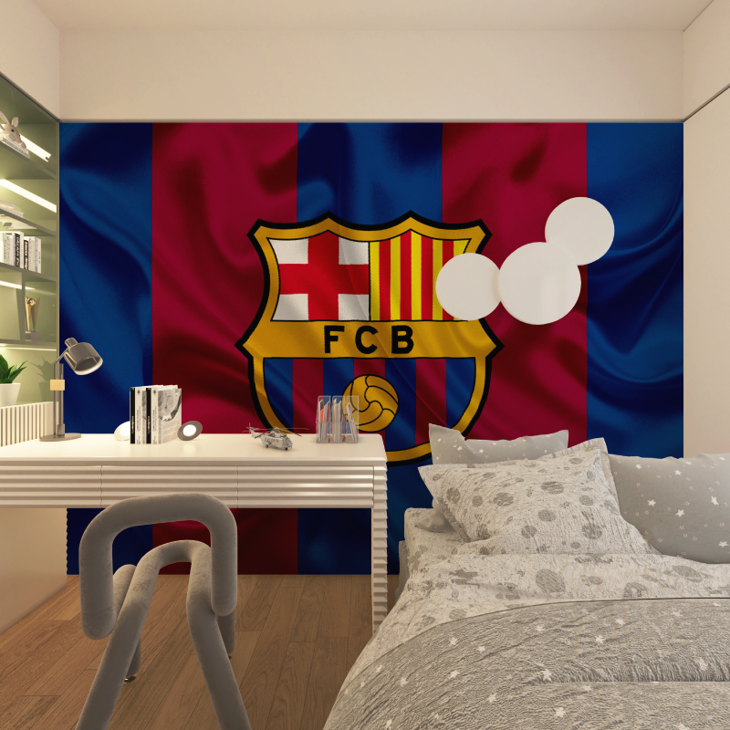Barcelona-Fußball-Hintergrundbild | Wandbild-Hintergrundbild