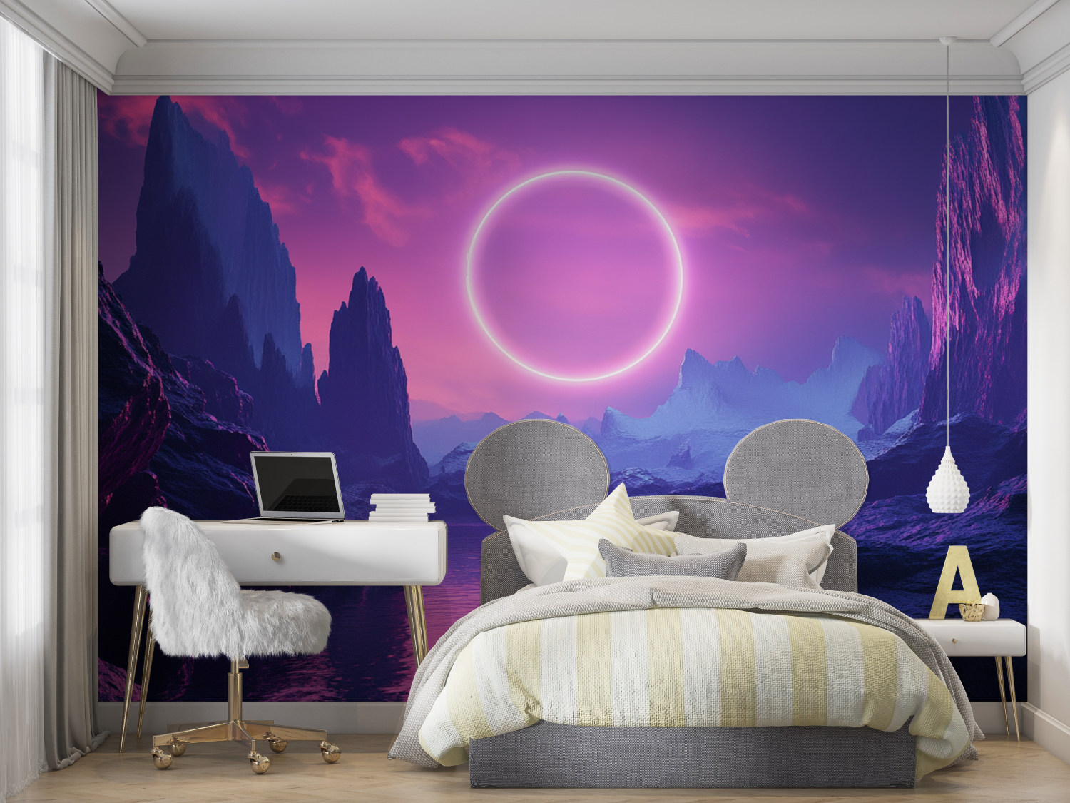 Virtual Mountain Wallpaper | Murals Wallpaper