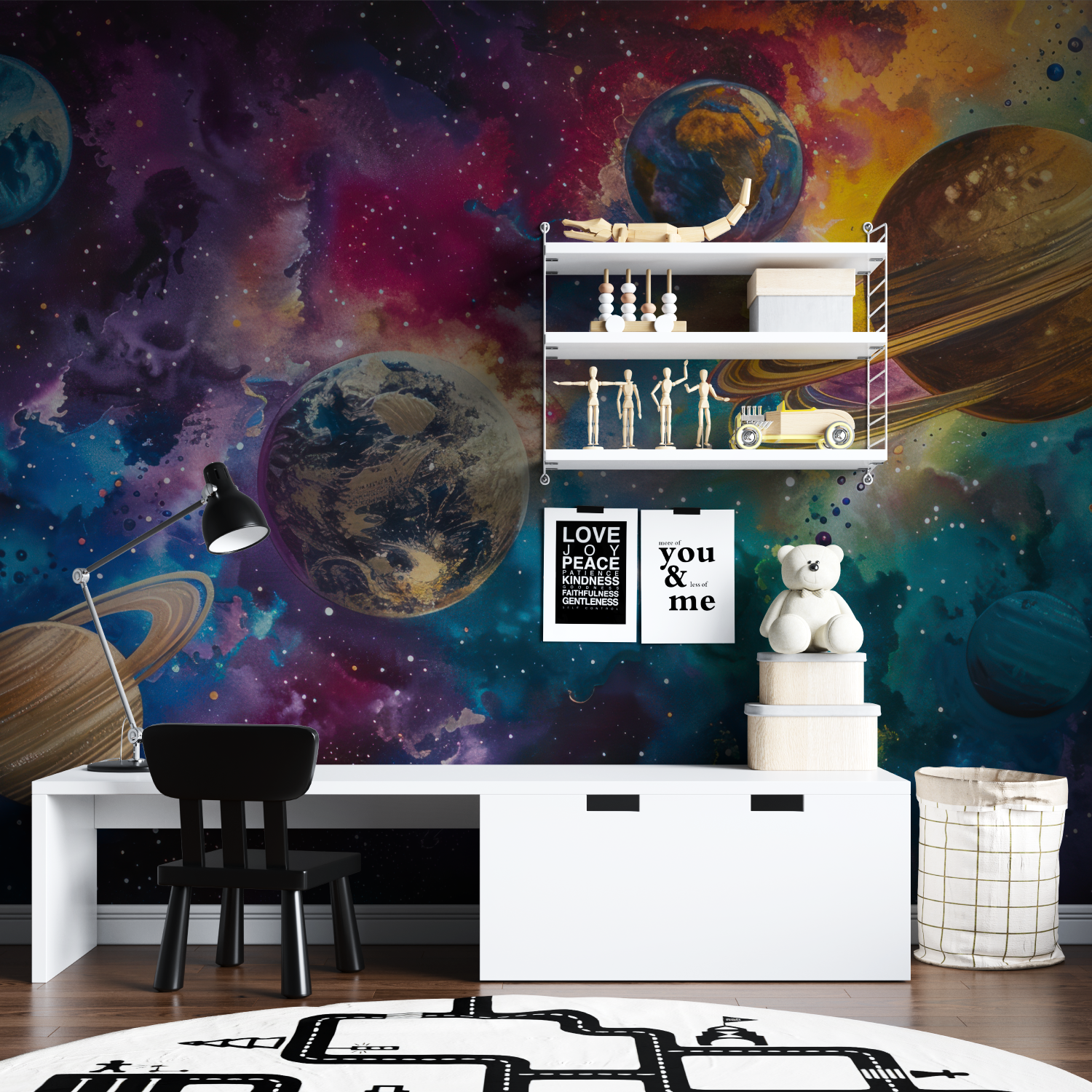 Tapeten Ados Espace et Galaxie – Tapisserie-Held