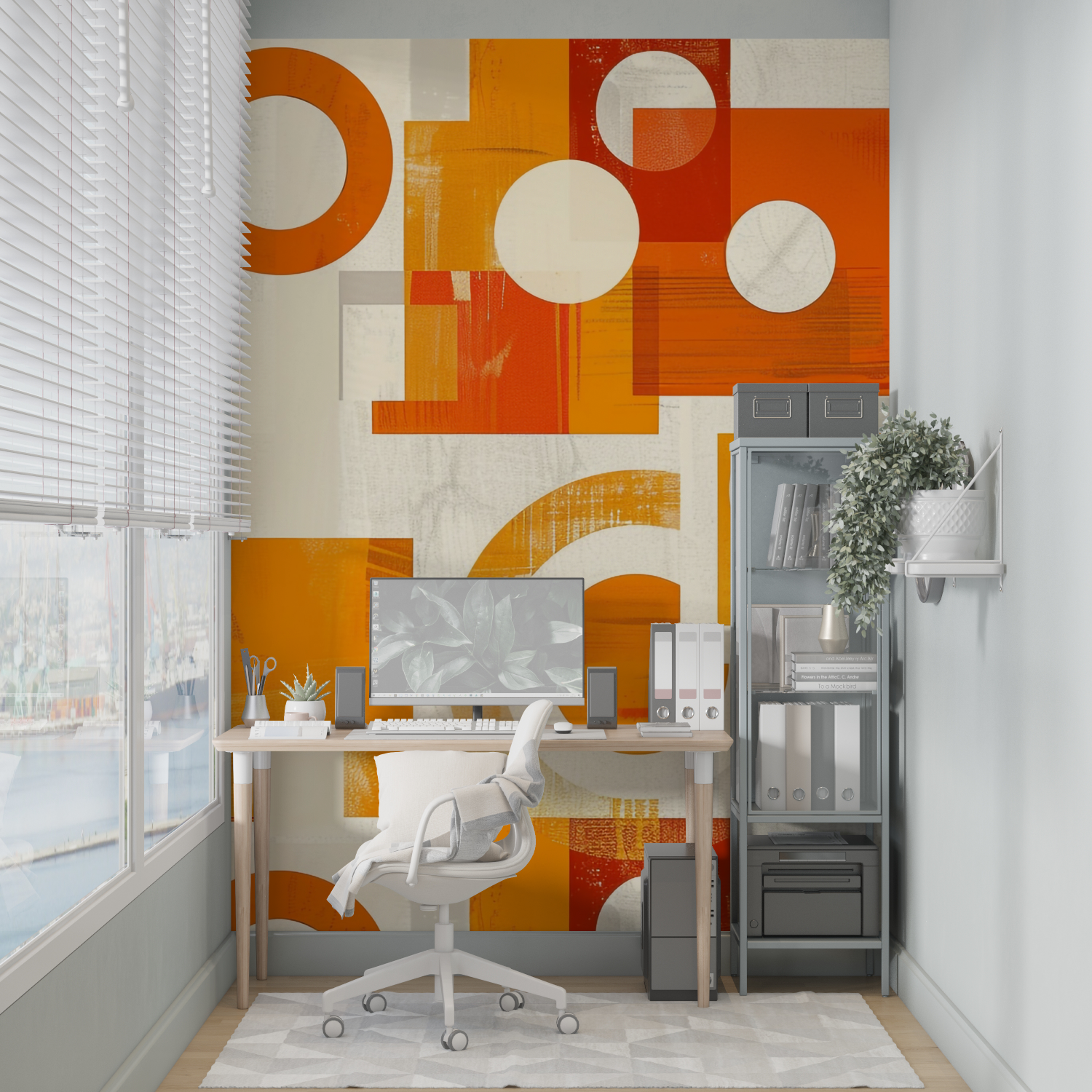 Yellow Orange Wallpaper | Murals Wallpaper