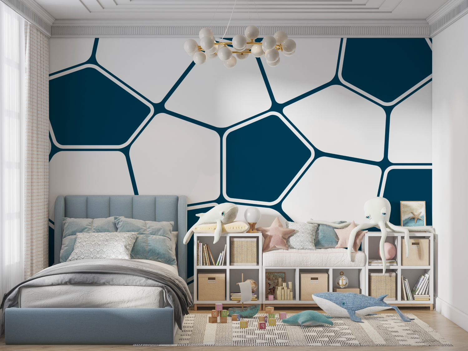 Soccer Pattern Wallpaper | Murals Wallpaper