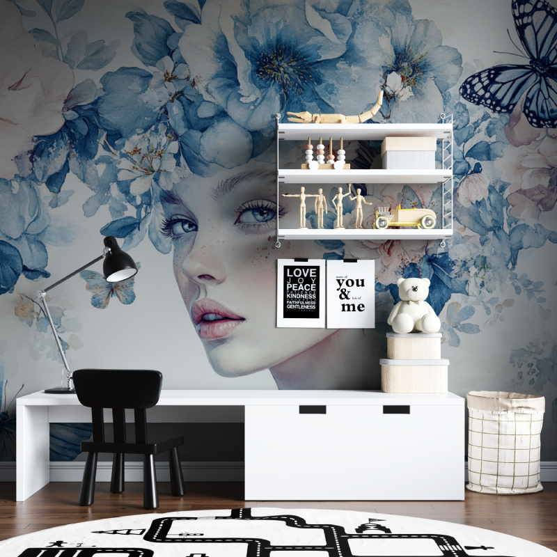 Vibration und Blumen Tapete | Wandbilder Tapete