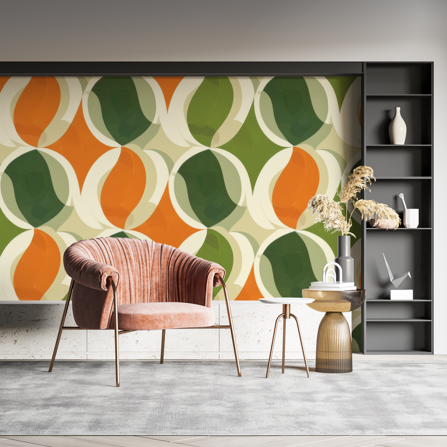 80s Green Wallpaper | Murals Wallpaper