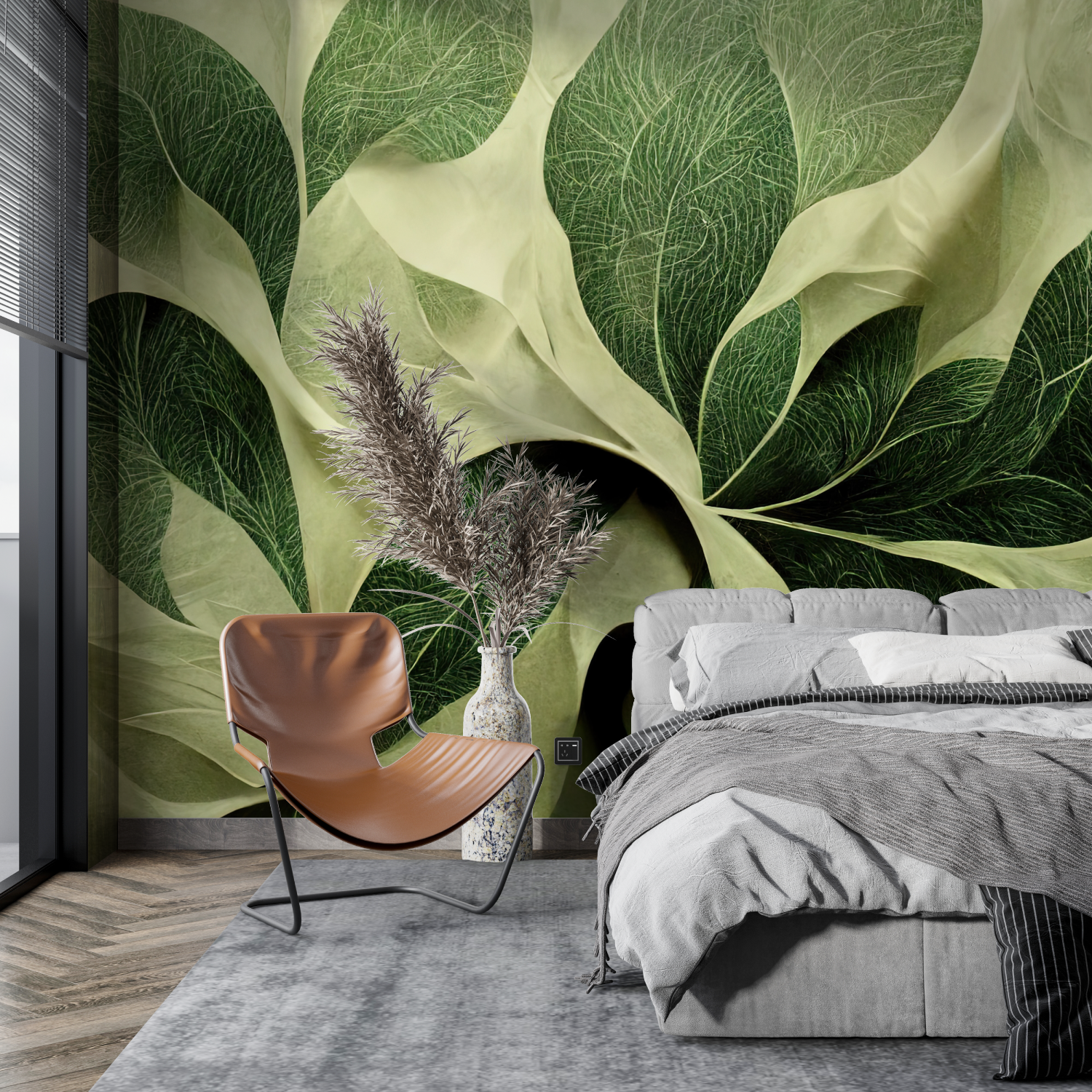 Green Bedroom Wallpaper | Murals Wallpaper