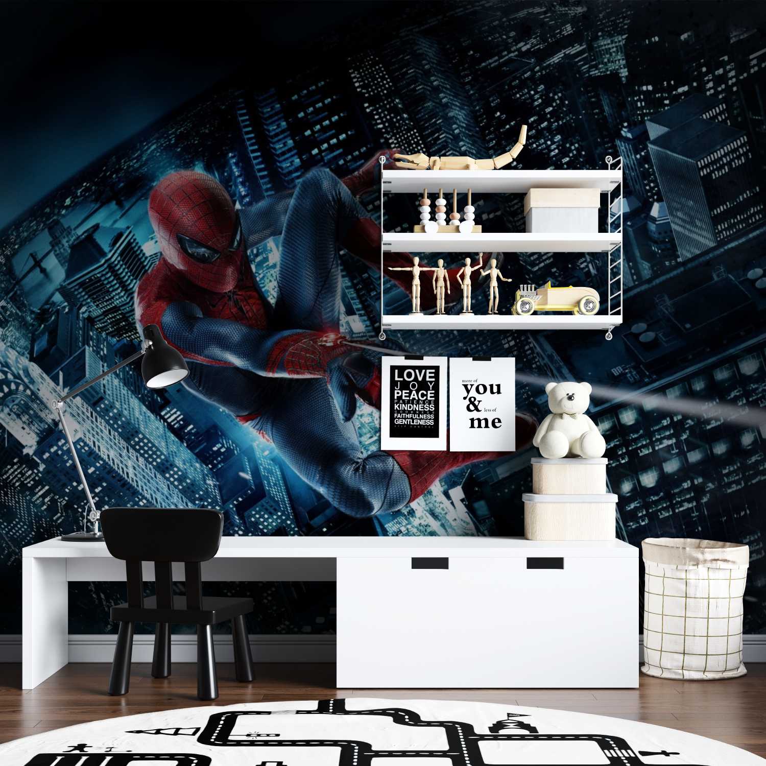 Spiderman Wallpaper for Kids' Room | Murals Wallpaper