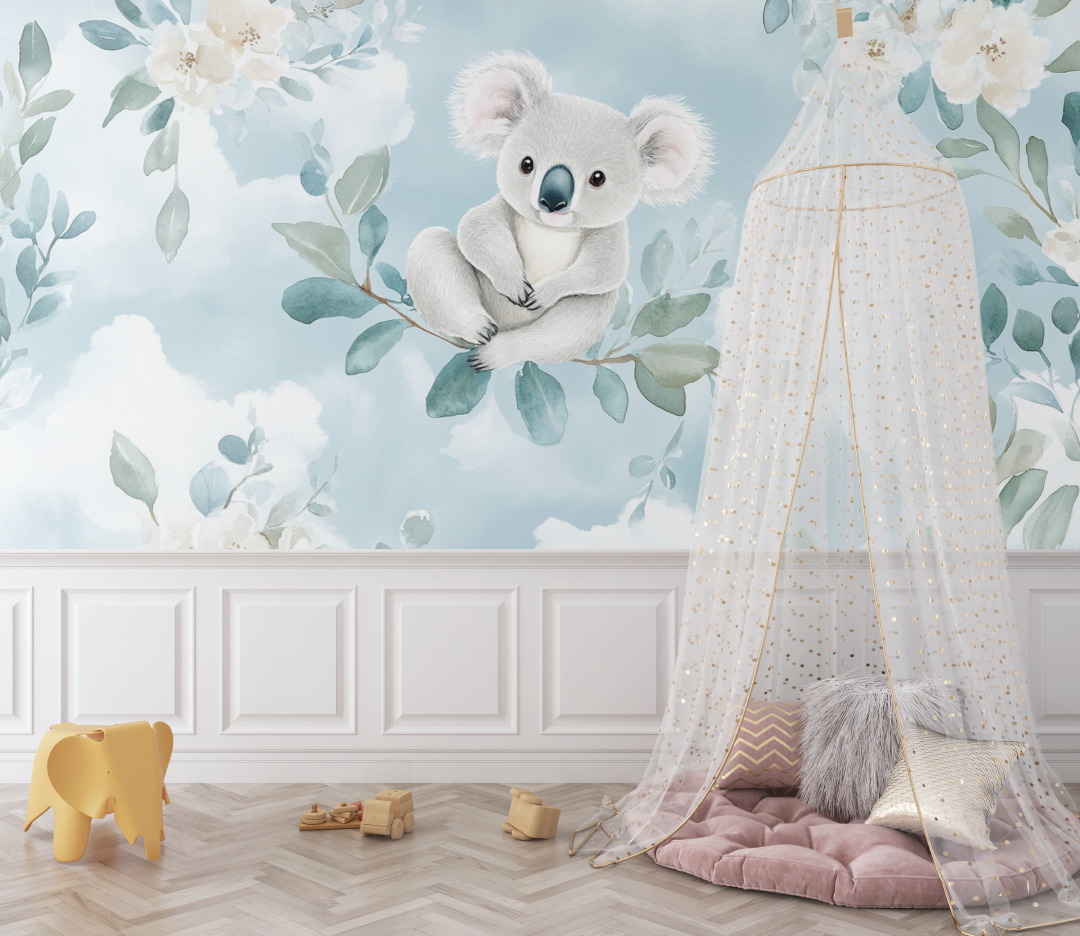 Soft and Fluffy Koala Wallpaper | Murals Wallpaper