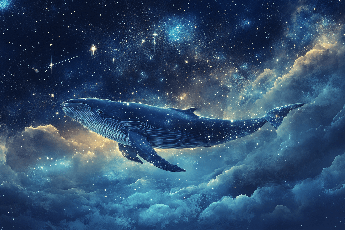 Celestial Whale Marine Wallpaper | Murals Wallpaper