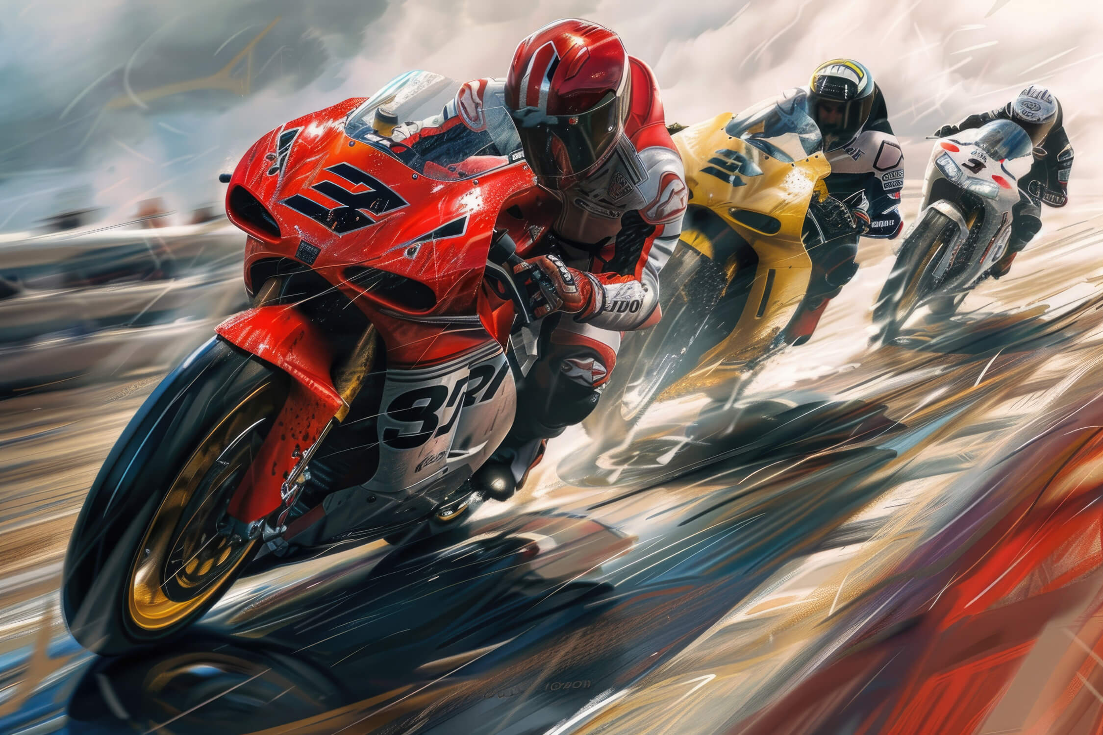 Motorcycle Racing Wallpaper Teen Room | Murals Wallpaper