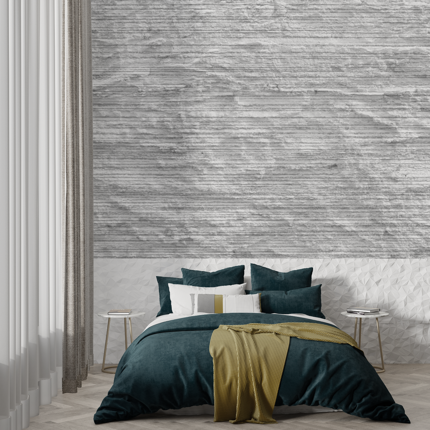 Light Gray Stone Wallpaper | Murals Wallpaper