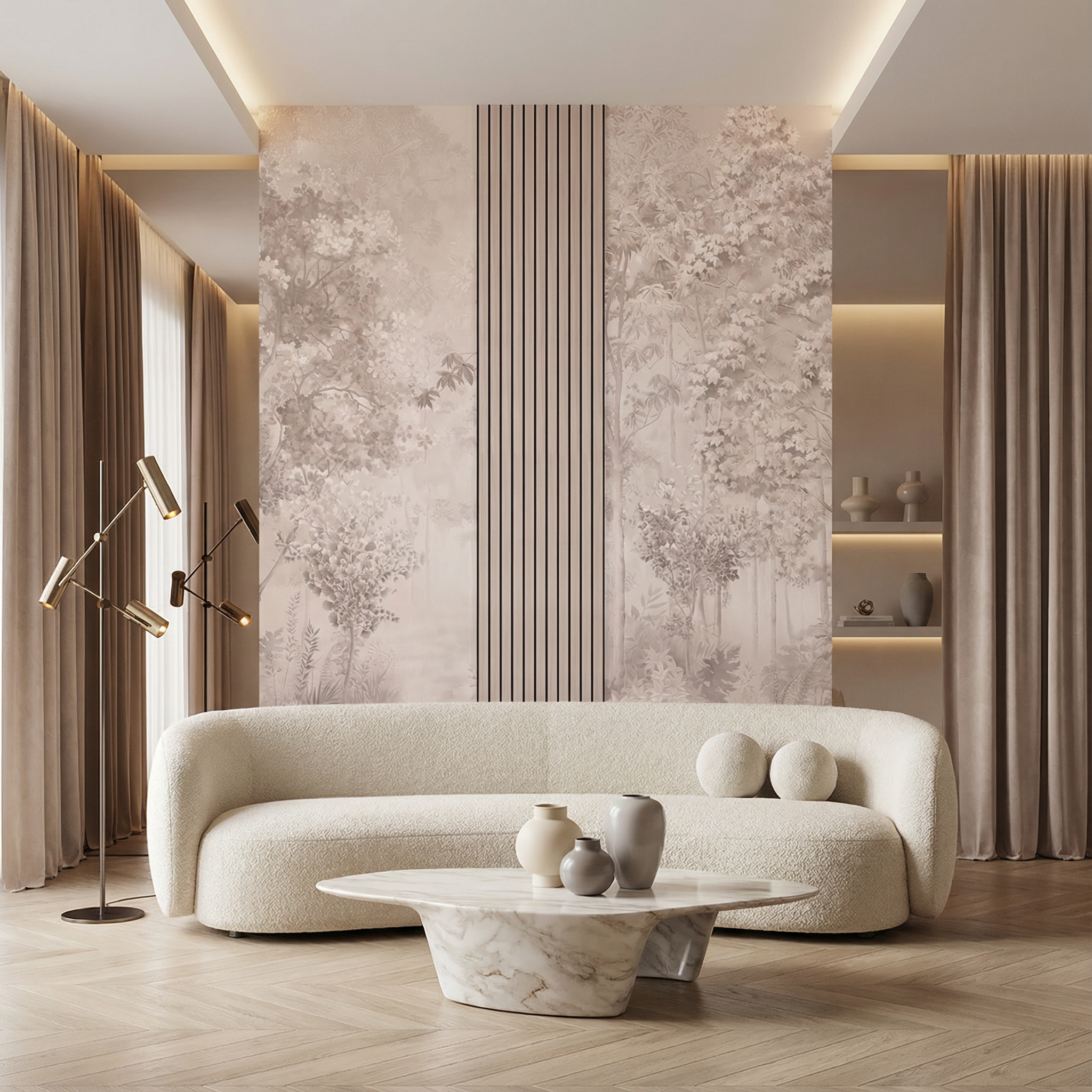 Soft Coastal Dunes Landscape Mural Wallpaper