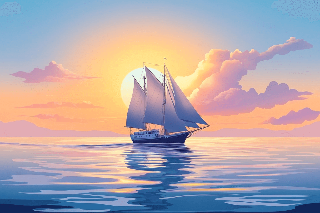 Marine Horizon Dream Wallpaper | Murals Wallpaper