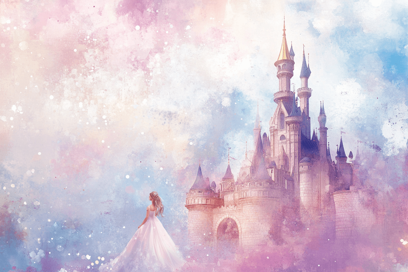 Watercolor Princess Wallpaper | Murals Wallpaper