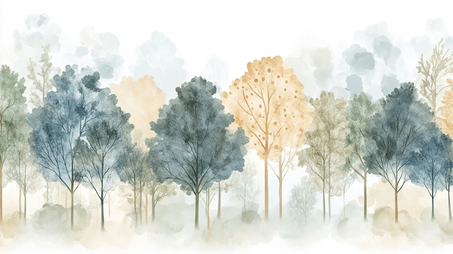 Papier Peint Arbre Chambre Cozy