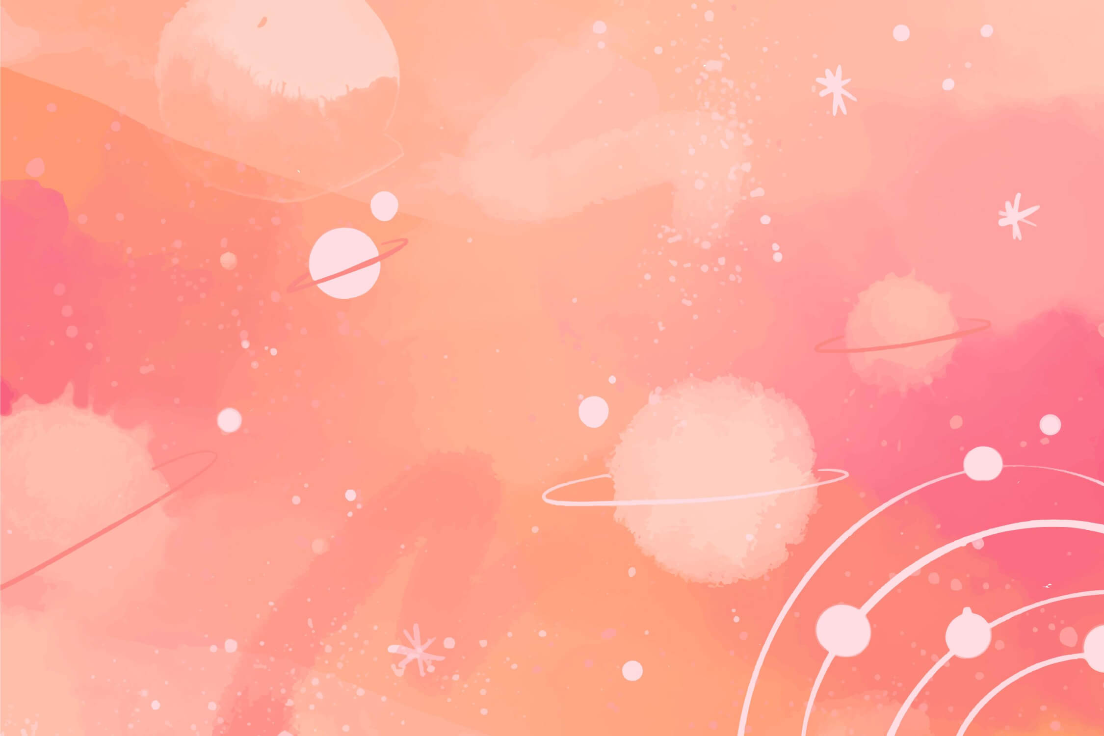 Teen Girls Space Planet Star Wallpaper | Murals Wallpaper