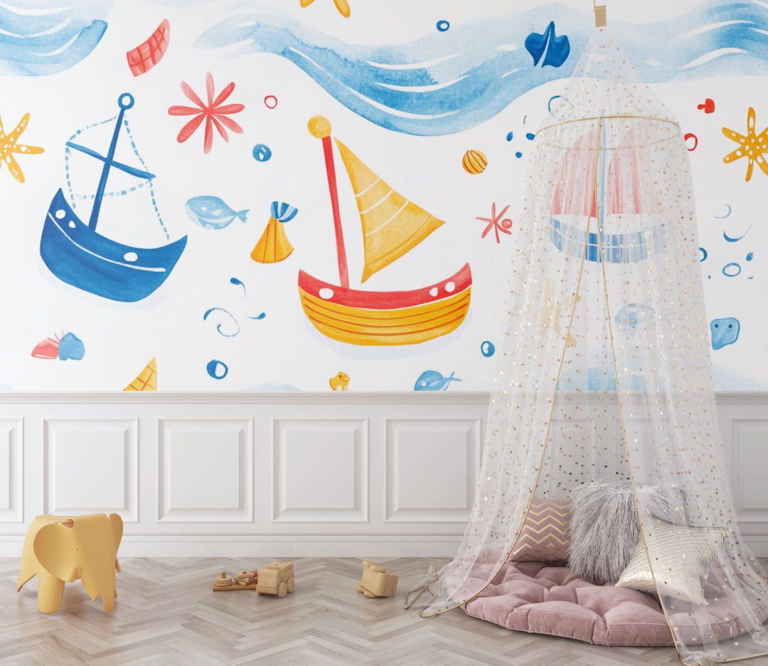 Nautical Vogue Sailor Wallpaper | Murals Wallpaper