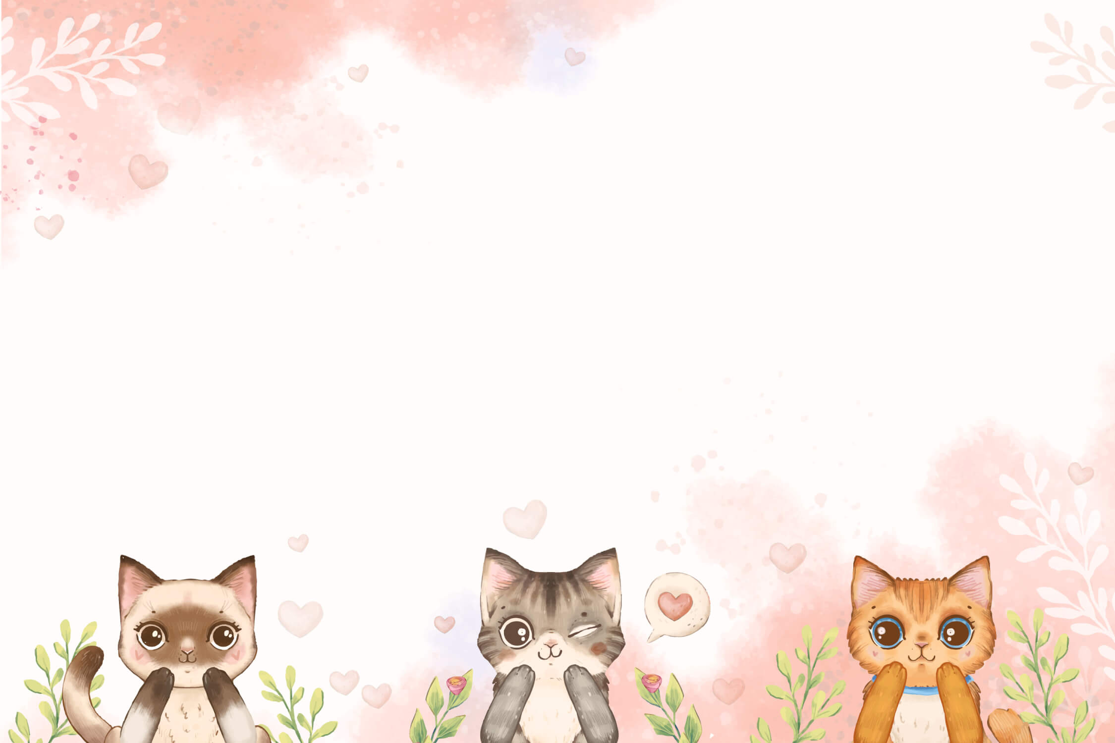 Kids Cat Wallpaper | Murals Wallpaper