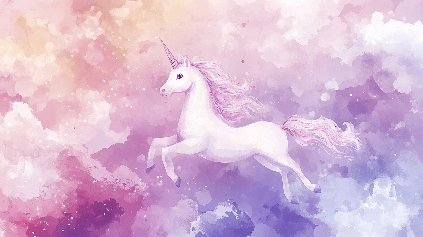Unicorn Girl Wallpaper | Murals Wallpaper