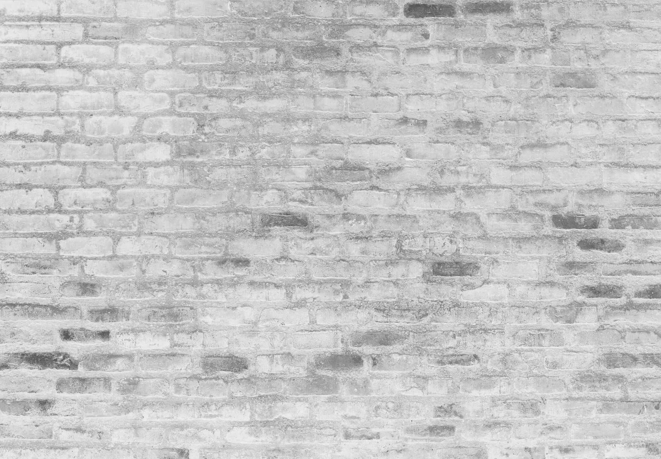 Gray Brick Wallpaper for Living Room | Murals Wallpaper