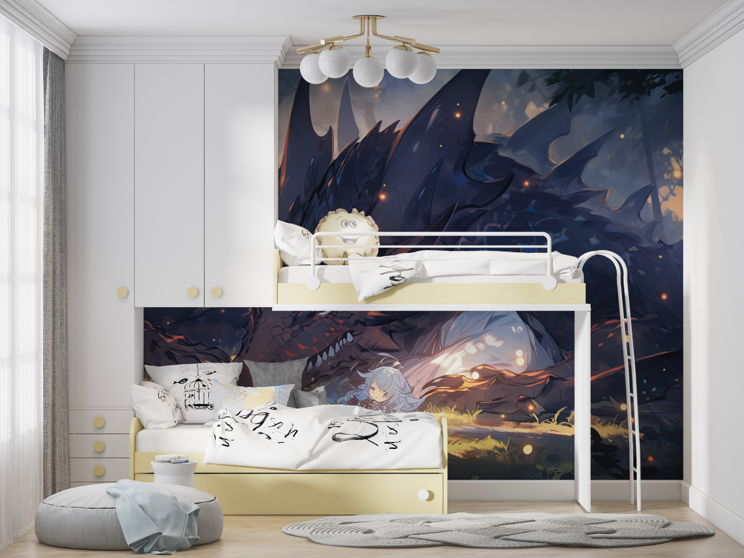 Dinosaur Dragon Anime Wallpaper | Murals Wallpaper