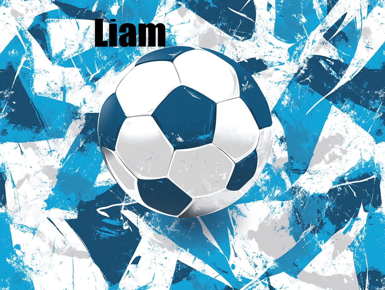 Personalized Name Wallpaper Soccer | Murals Wallpaper