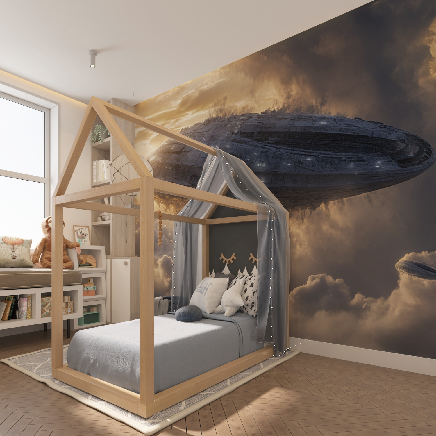 UFO Wallpaper | Murals Wallpaper