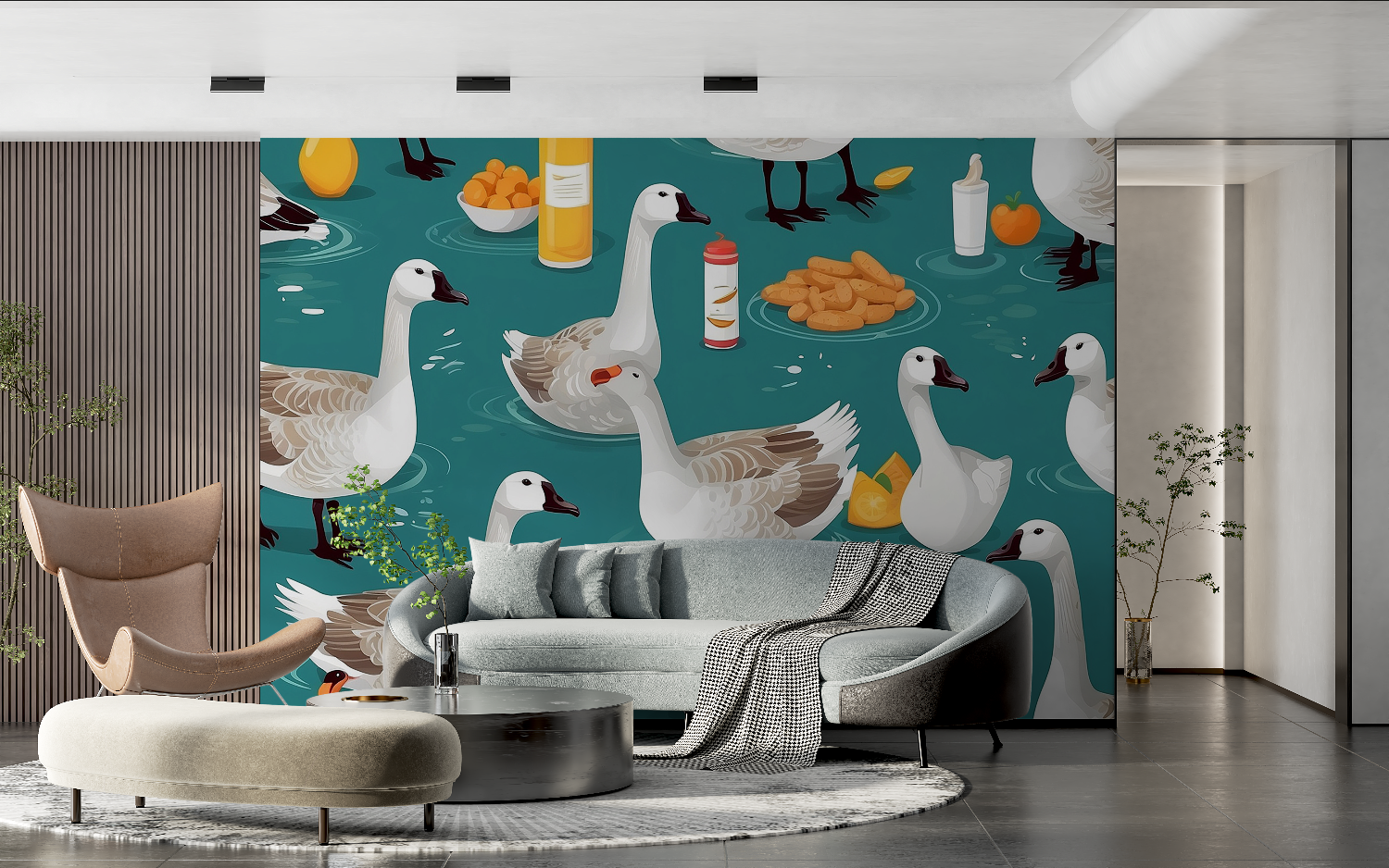 Duck Wallpaper | Murals Wallpaper