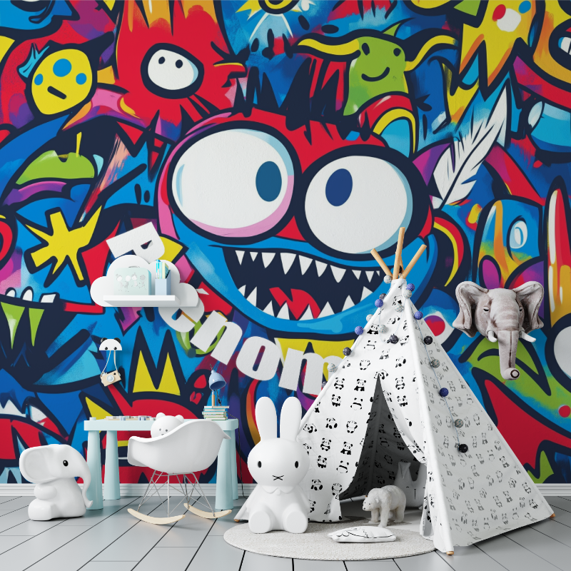 Graffiti Wallpaper with Name | Murals Wallpaper