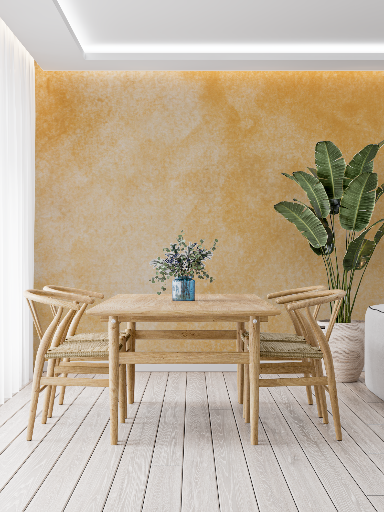 Orange Ochre Wallpaper | Murals Wallpaper