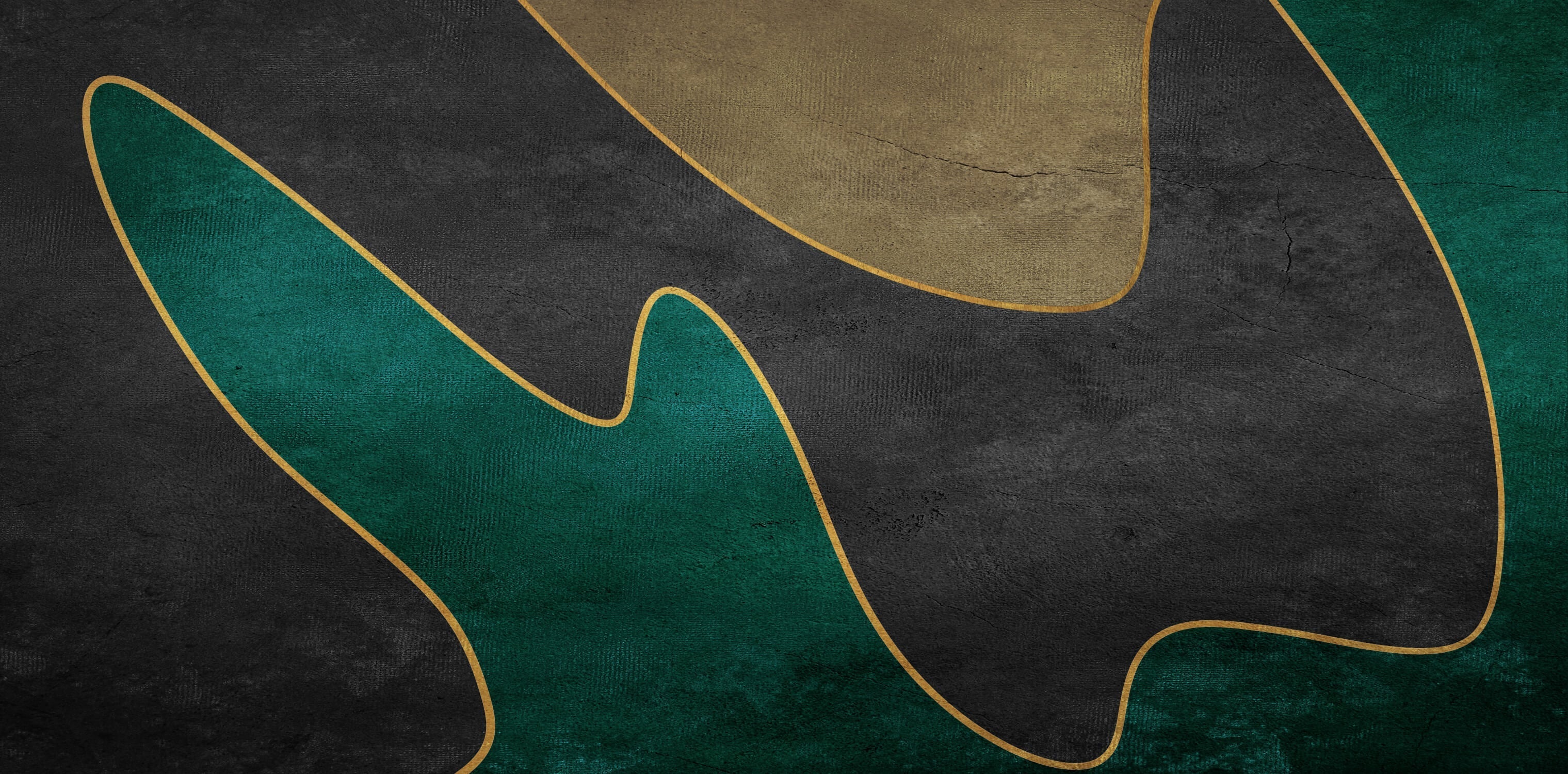 Green Gold Wallpaper | Murals Wallpaper