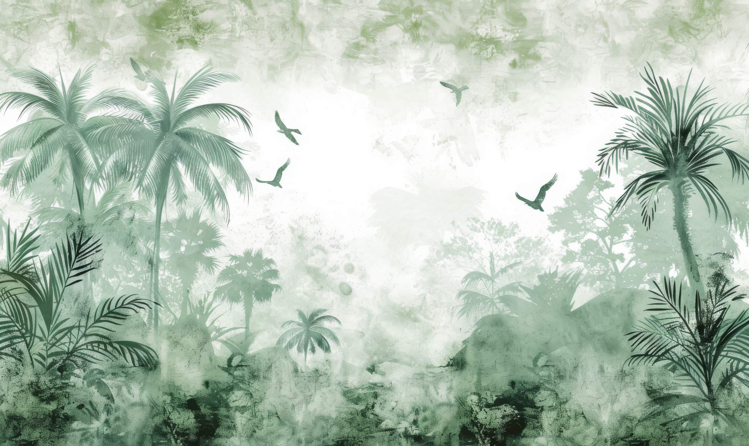 Nature Green Mural Wallpaper | Murals Wallpaper