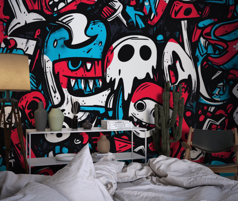 Teen Room Graffiti Wallpaper | Murals Wallpaper