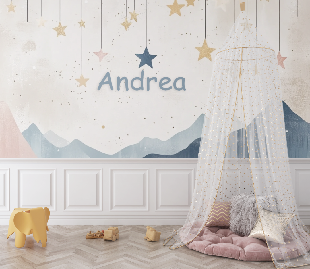 Scandinavian Name Wallpaper | Murals Wallpaper