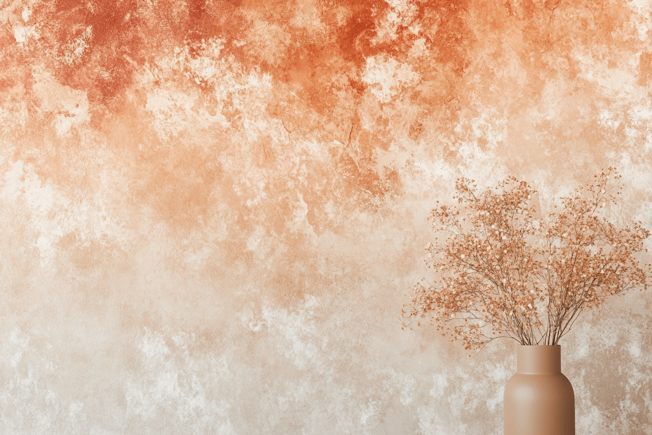 Terracotta Tie-Dye Wallpaper | Murals Wallpaper