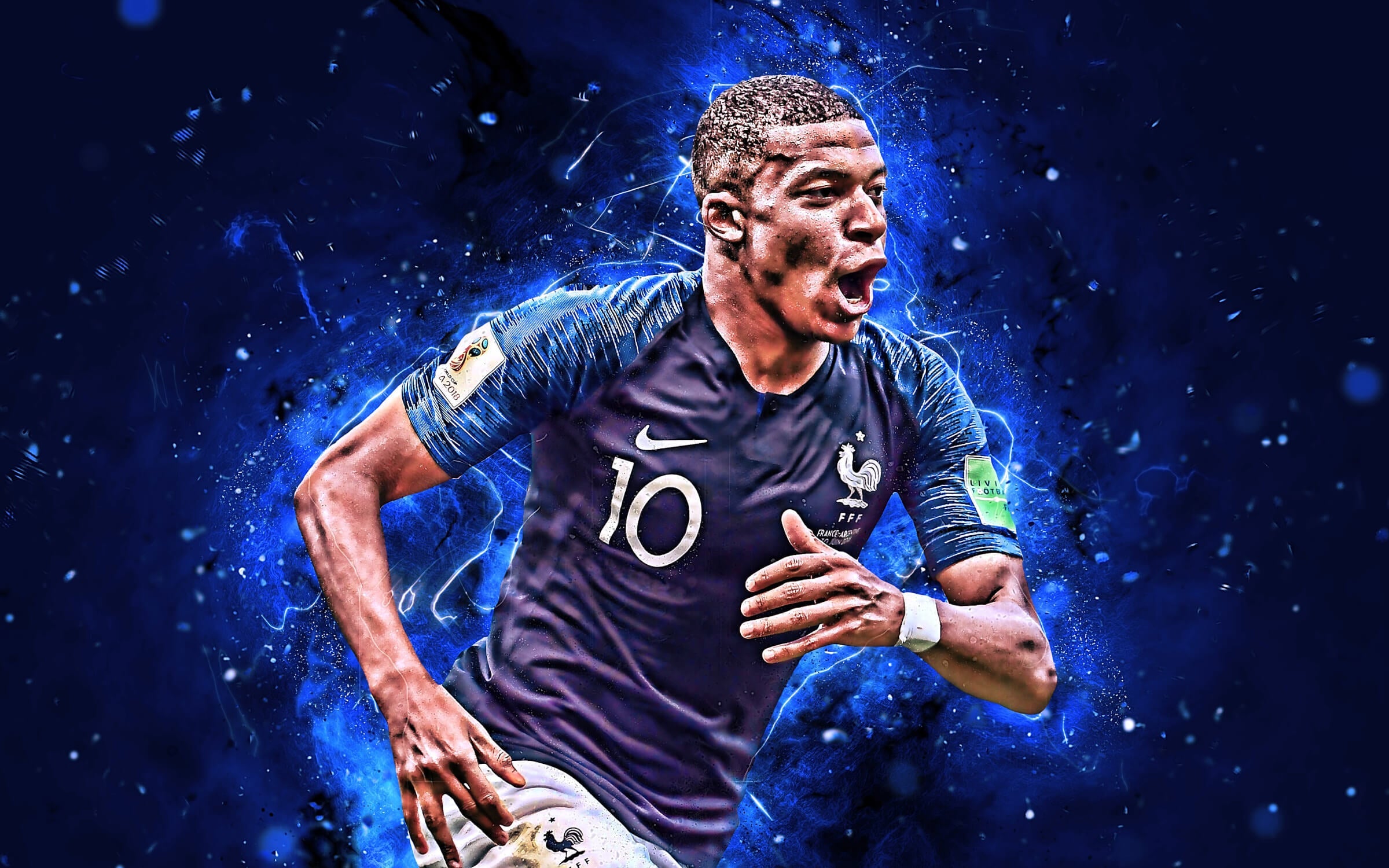Boys' Room Wallpaper 10-Year-Old Soccer Mbappé | Murals Wallpaper