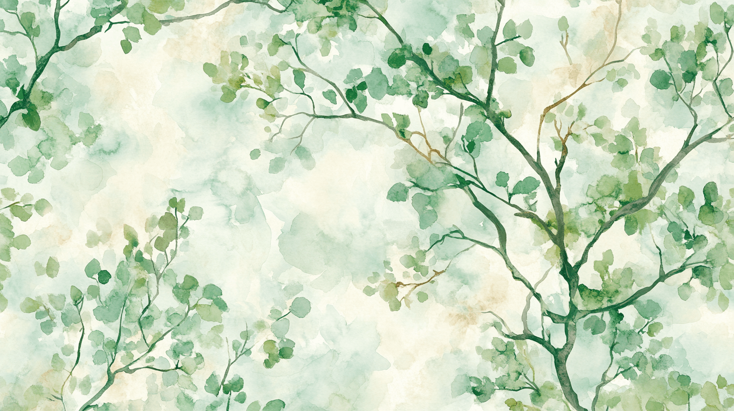 Leafy Tree Wallpaper | Murals Wallpaper